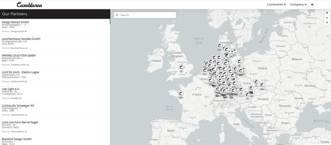 Casablanca Retail Locations
